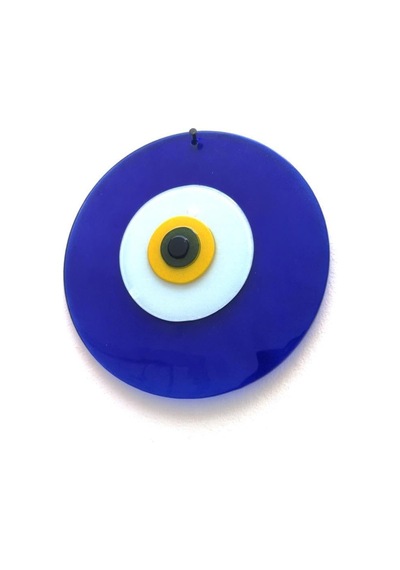 Büyük Boy Cam Nazarlık Nazar Boncuğu Lüks Kalite 20 Cm Çap El Işi Diğer