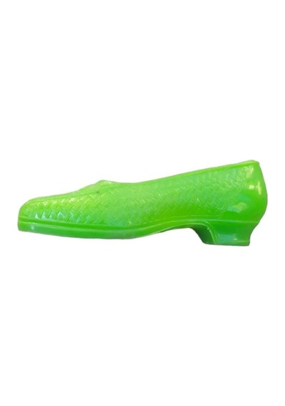 Torbags Topuklu Naylon Ayakkabi Mavi Yesil