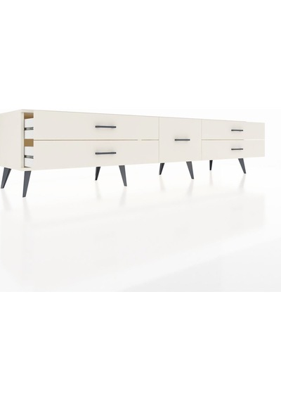 Hyperion Tv Ünitesi 5 Çekmeceli 220x44x51 Aytaşı-çam/aytaşı Atlas Çam/aytası - Aytası