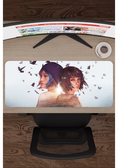 Life İs Strange Kaymaz Dikişli Kauçuk Oyuncu Mousepad V3 - 70x30 Xl Gaming Mouse Pad Fare Altlığı