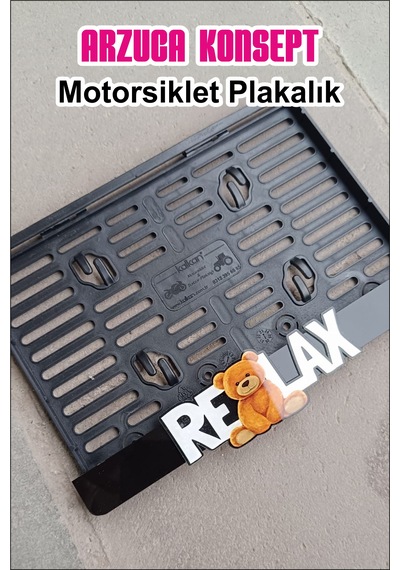 Pleksi Motor Plakalık Relax Motorsiklet Plakalık Motor Plakalığı Pleksi Motorsiklet Plakalığı