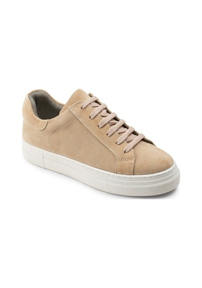 Deery Hakiki Süet Bej Sneaker Kadın Ayakkabı Bej