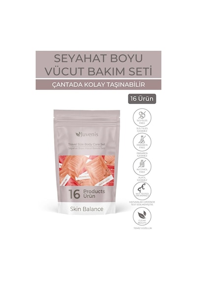 Juvenis Skin Balance Vücut Bakım Seyahat Seti 2 Paketi