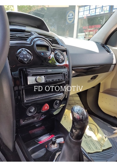 Renault Megane 2 Süper Set Torpido, Konsol, Trim, Göğüs Kaplama Seti Piano Black Renk