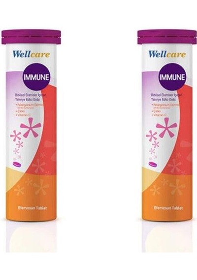 Wellcare Immune 15 Efervesan Tablet-2 Adet