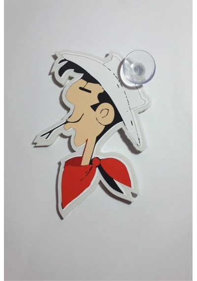 Pleksi Çizgi Film Kahramanları Cam Süsleri Vantuzlu Kaliteli Redkid 13x10 Cm