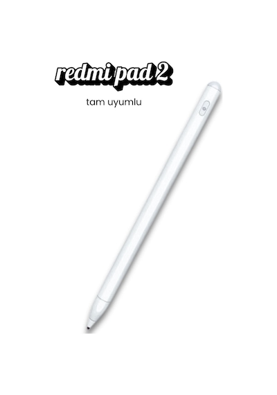 Redmi Pad 2 Xiaomi Tam Uyumlu Dokunmatik Ekran Şarjlı Tablet Kalemi Beyaz