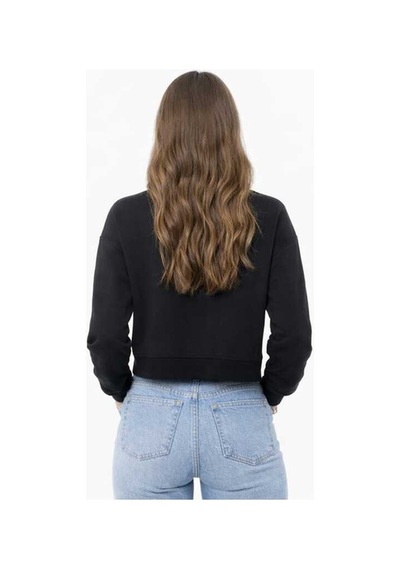 Bebuy Sweatshirt Yarım Fermuarlı Siyah