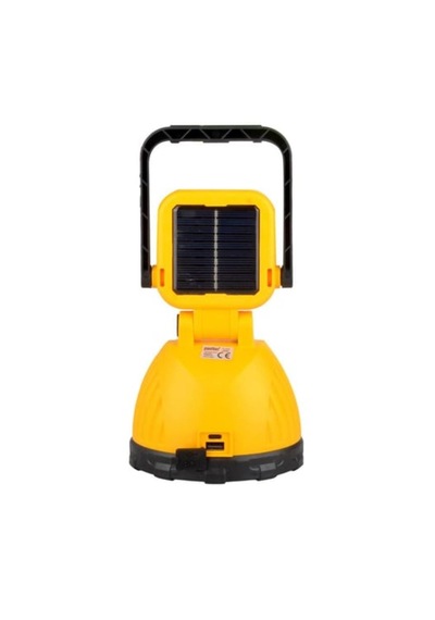 Usb Şarjlı Solar El Feneri Taşınabilir Kamp Feneri Panther 8410 Turuncu