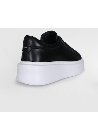 Lufian Gage Casual Beyaz Erkek Sneaker Ayakkabı 111230234-siyah Siyah