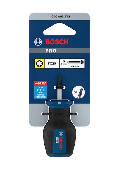 Bosch Pro Tx20x25 Mm Avuç İçi Torx Tornavida 1600a039ts