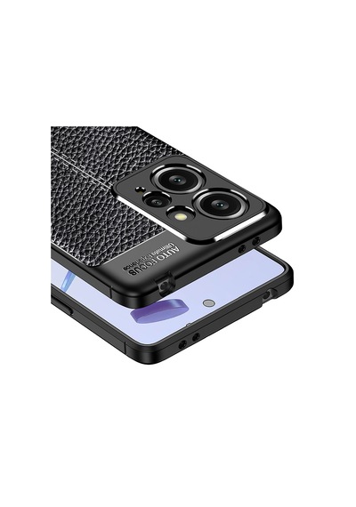 Xiaomi Redmi Note 12 4g Kılıf Zore Niss Deri Desenli Silikon Kılıf
