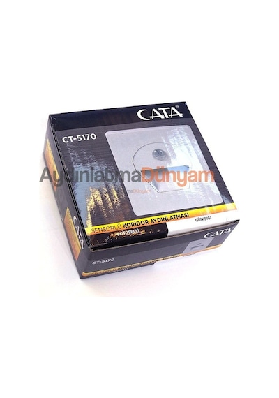Cata 1W Sensörlü Fotoselli Koridor Led Aydınlatma Ct-5170 - Beyaz