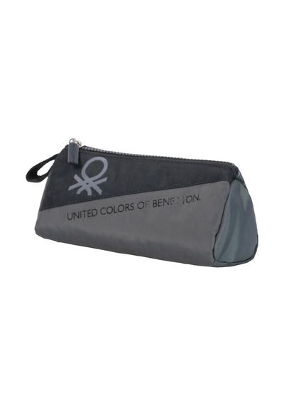 United Colors Of Benetton Color Blocking Unisex Çocuk Üçgen Kalemlik - Gri-siyah 165-Koyu Yeşil