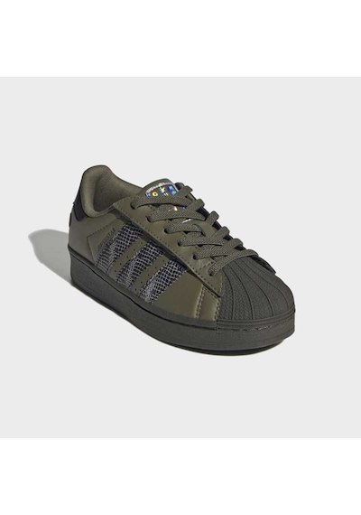 Adidas Ih6386 Superstar Led Lıghts Cf El C Çocuk Günlük Spor Ayakkabısı Yeşil