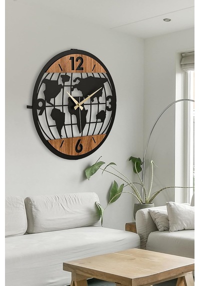 41 Cm Metal Malzeme Akarsaniye Sessiz Mekanizma Dekoratif Duvar Saati Diğer 22068597