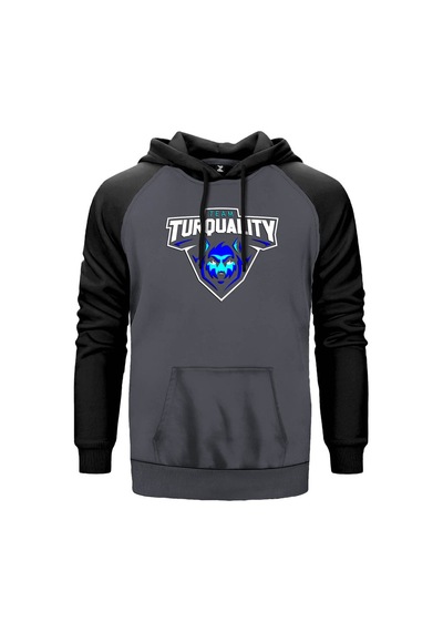 Turquality Kırmızı Renk Reglan Kol Sweatshirt