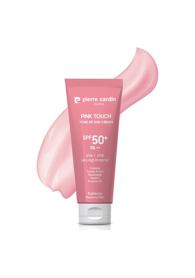 Pierre Cardin Ton Eşitleyici Aydınlatıcı Yüz Güneş Kremi Pink Touch Tone-up Spf50+/pa++ 50 Ml