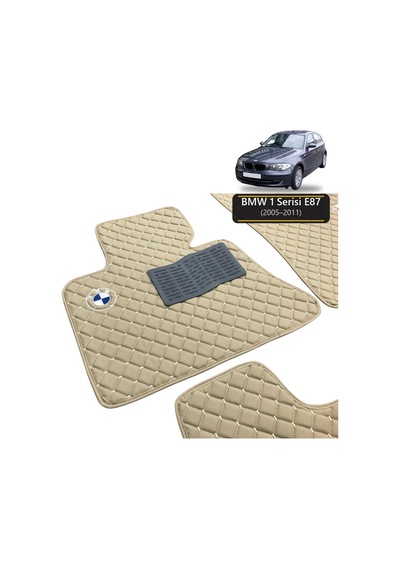 Oto Halı Paspas Bmw 1 Serisi E87 2005-2011 Uyumlu Mperformance M Teknik Sport Kaymaz & Şık Tasarım