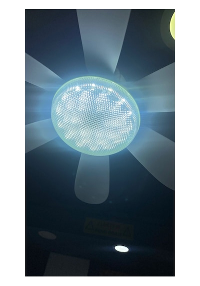 Lampist Uzaktan Kumandalı Pervaneli Fan LED Ampul (6 Kanat) LP7377 - 30W E27