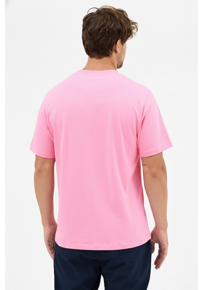 Goffra Erkek Premium Kalite Yoğun Dokulu Pamuklu T-shirt Pembe M101-r0220-06 Pembe