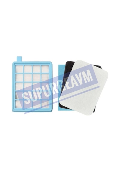Philips Uyumlu FC 9324 PowerPro Compact  Hepa Filtre Seti