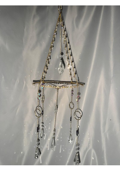 Lumiere Kristal Güneş Yakalayıcı , Kristal Dekor Kristal Obje Lüks Hediye Suncatcher Tek Parça