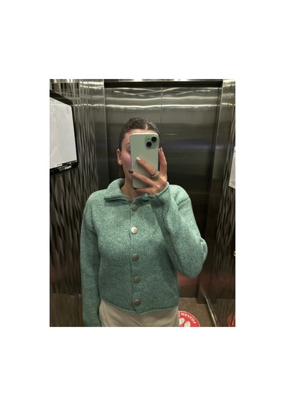 Genel Markalar Kadın Turkuaz Polo Yaka Düğmeli Oversize Triko Hırka Uzun Kollu Basic Günlük Hırka Turkuaz 923228701 Turkuaz Genel Markalar Kadın Turkuaz Polo Yaka Düğmeli Oversize Triko Hırka Uzun Kollu Basic Günlük Hırka Turkuaz 923228701 Turkuaz