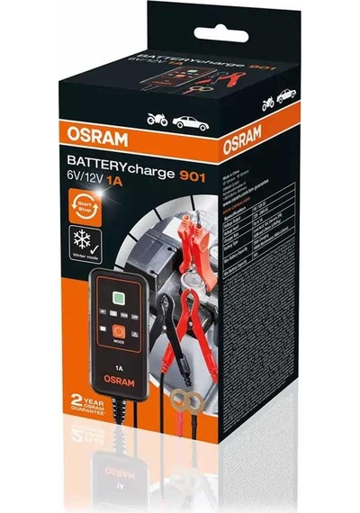 Osram Akü Şarj Cihazı 6-12v 1 Amper Oebsc901 Osram Akü Şarj Cihazı 6-12v 1 Amper Oebsc901