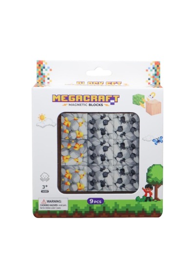 Megacraft 9 Parça Altın Kömür Blok