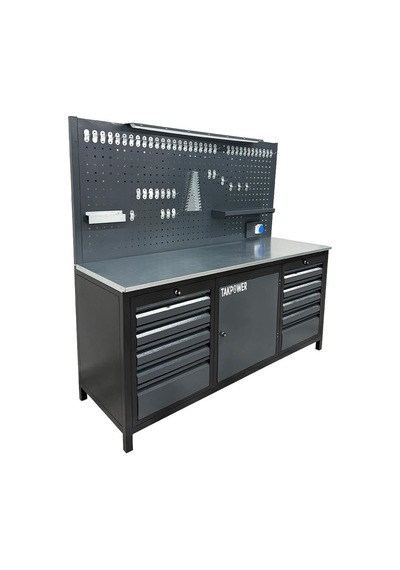 Takpower Ttr4410 2 Metre Takım Tezgahı 10 Çekmeceli 1 Dolaplı