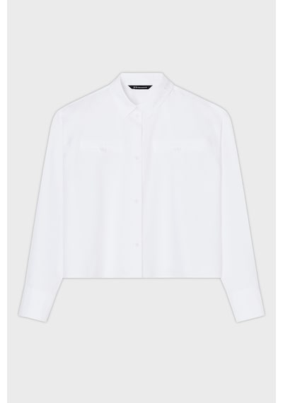 Armani Exchange Bayan Gömlek Xw000668 Af15983 U0002 Beyaz Beyaz