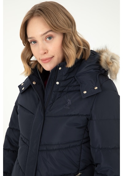 U.s. Polo Assn. Kadın Lacivert Kaban 50289558-vr033 Lacivert