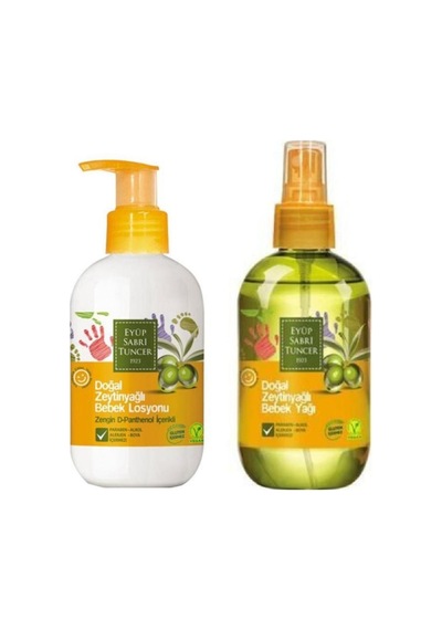 Eyüp Sabri Tuncer Doğal Zeytinyağlı Bebek Yağı 280 Ml+ Bebek Losyonu 280 Ml