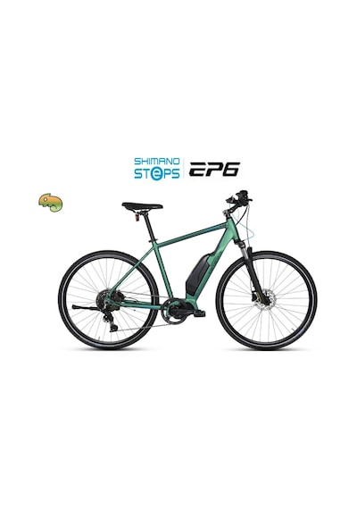 Carraro E-sportive 6.6 Elektrikli Şehir Bisikleti Bukalemun L/56cm Siyah