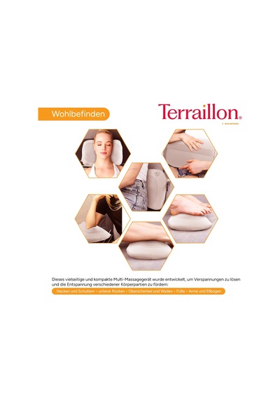 Terraıllon - Multı Masaj - Masaj Ve Isıtma Yastığı, Shiatsu Masajı, Çok Bölgeli, Rahatlatıcı Ve Stressiz, 4 Masaj Başlığı, 2 Dönüş Yönü, Rahatlatıcı Isı, Usb-c, Deri Ve Ağ, Gri Terraıllon - Multı Masaj - Masaj Ve Isıtma Yastığı, Shiatsu Masajı, Çok Bölgeli, Rahatlatıcı Ve Stressiz, 4 Masaj Başlığı, 2 Dönüş Yönü, Rahatlatıcı Isı, Usb-c, Deri Ve Ağ, Gri