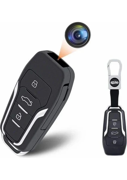 1080p  Mini Gizli Araç Anahtarı Kamera Hd Gece Görüşlü