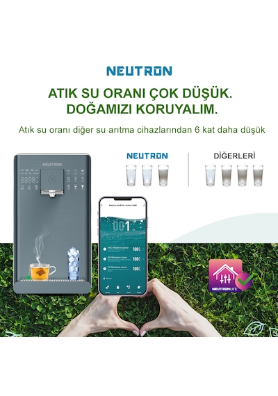 Neutron Ntl-su20c6wb Sıcak/soğuk Tezgah Üstü Su Arıtma Cihazı