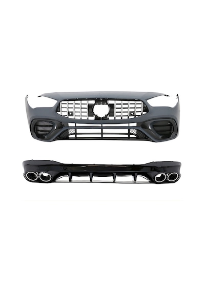 Mercedes C118 Amg Body Kit, Cla45, 2b2-çıkış, Panj-lı, Egz. Uçlu,