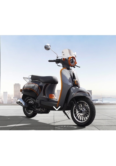 Falcon Turtle 50 CC Scooter Motosiklet Gri