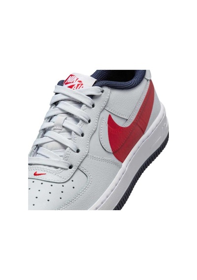 Nike Air Force 1 Lv8 4 Af1 Unisex Leather Sneaker Hakiki Deri Günlük Spor Ayakkabı Gri Gri