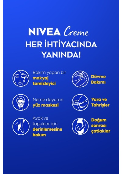 Nemlendirici Creme 250ml, Yoğun Nemlendirici, Bakım Yapan Koruma,eucerit, Yumuşak Cilt, El Yüz Vücut