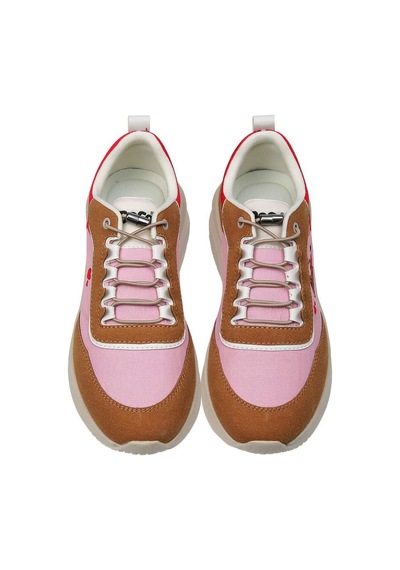 Kadın Vegan Deri Pembe Sneakers - Warner Bros Scooby Doo Found Love Tasarım Çok Renkli Kadın Vegan Deri Pembe Sneakers - Warner Bros Scooby Doo Found Love Tasarım Çok Renkli