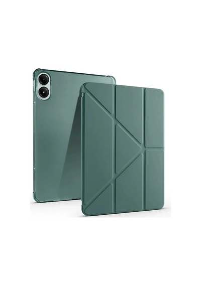 Redmi Pad Se 4g Kılıf Kalemlikli Mars Tablet Kılıfı - Koyu Yeşil İtdark40995