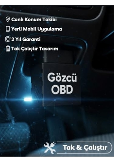 Ayrex Gözcü Mobil Obd Girişi Araç Gps Takip Cihazı Uyumlu Sistemi Anlık Konum Geçmişe Dönük Konum Takibi Geofe
