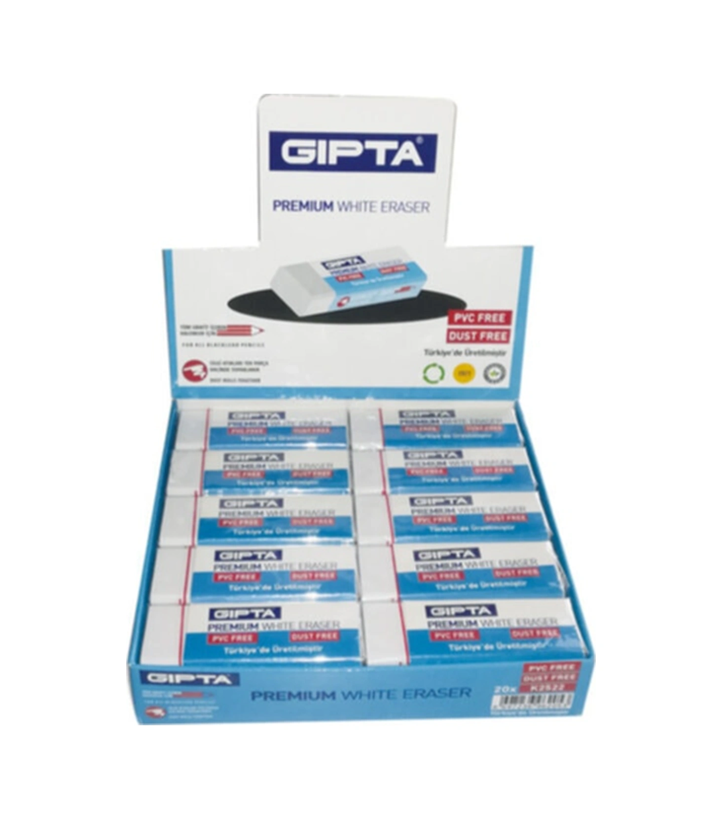 Silgi Premium Pvc-dust Free Beyaz 20 Li Paket K2522
