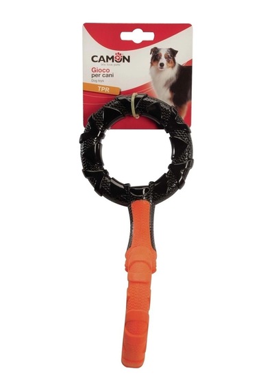Camon Tpr Çift Halka Isırma Ve Çekiştirme Odaklı Eğlenceli Köpek Oyuncağı 26 Cm