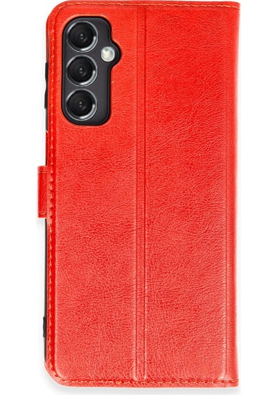 Samsung Galaxy M34 5g Uyumlu Kılıf Trend S Plus Kapaklı Kılıf - Kırmızı