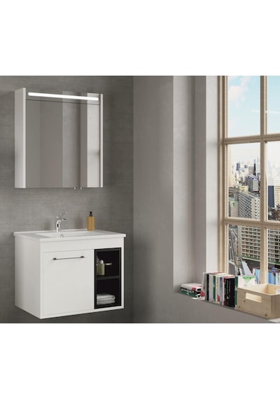 Denko Latte 65 Cm Mdf Beyaz Banyo Dolabı Alt Modül Ve Lavabo Beyaz Denko Latte 65 Cm Mdf Beyaz Banyo Dolabı Alt Modül Ve Lavabo Beyaz