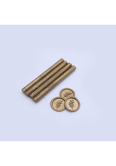 Mühür Mumu Çubuk 11mmx120mm 10 lu Paket Model: 501 ANTİK ALTIN